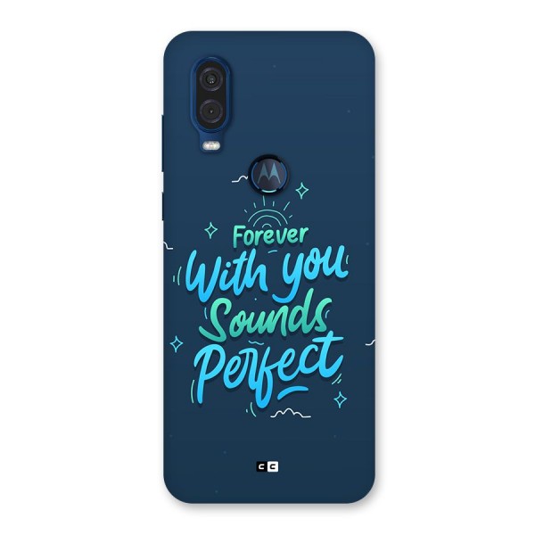 Sounds Perfect Back Case for Motorola One Vision