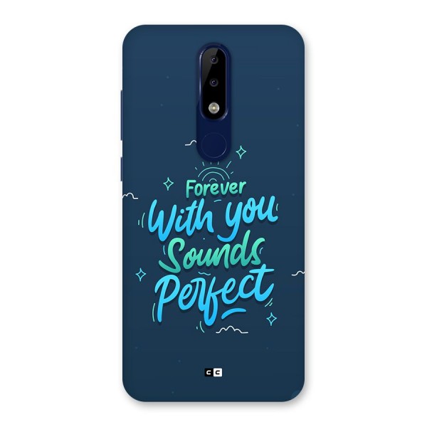 Sounds Perfect Back Case for Nokia 5.1 Plus