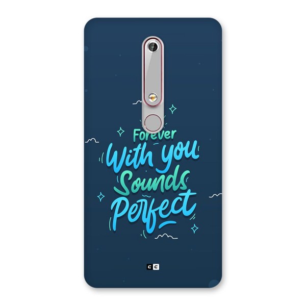 Sounds Perfect Back Case for Nokia 6.1