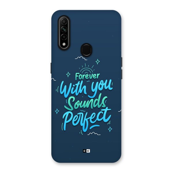 Sounds Perfect Back Case for Oppo A31