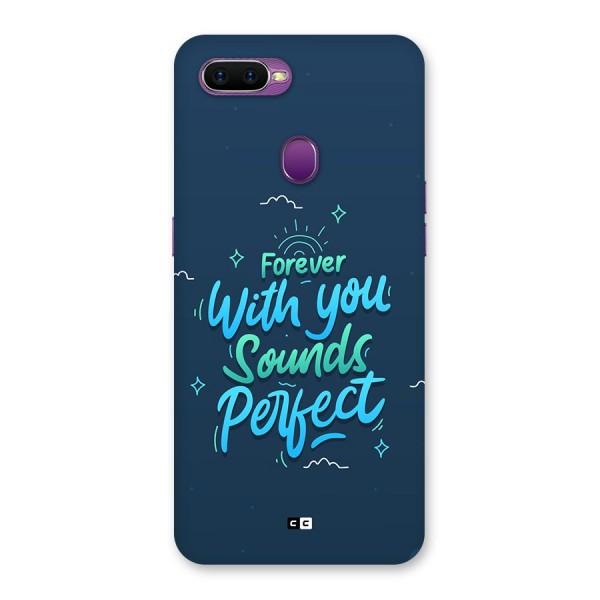 Sounds Perfect Back Case for Oppo F9