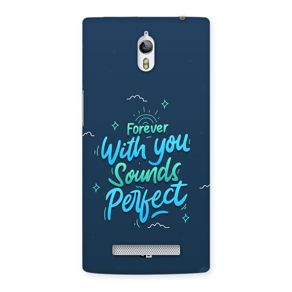 Sounds Perfect Back Case for Oppo Find 7