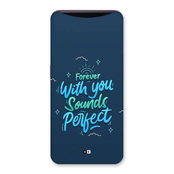 Sounds Perfect Back Case for Oppo Find X
