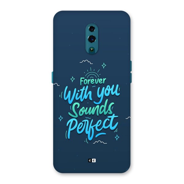Sounds Perfect Back Case for Oppo Reno