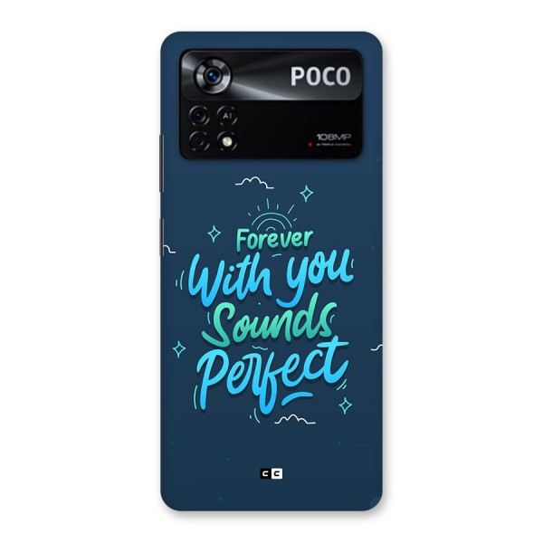 Sounds Perfect Back Case for Poco X4 Pro 5G