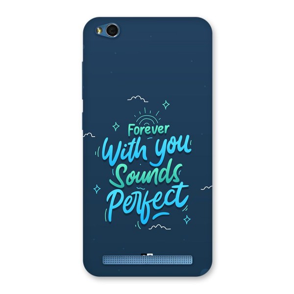 Sounds Perfect Back Case for Redmi 5A