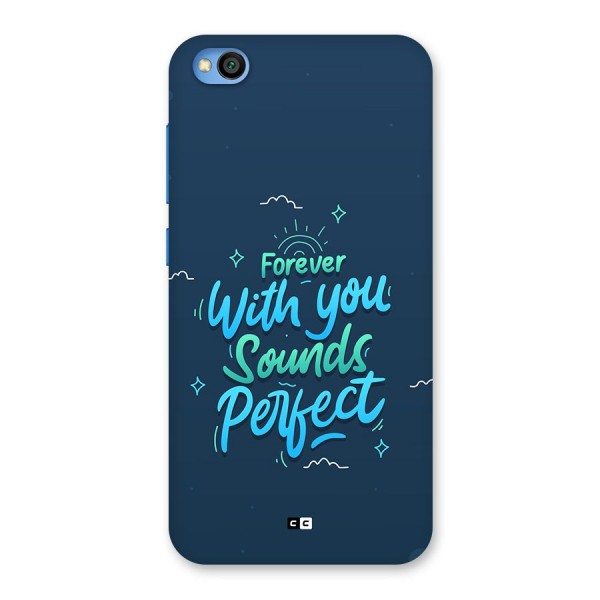 Sounds Perfect Back Case for Redmi Go