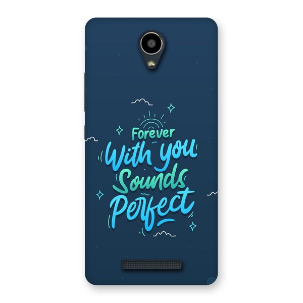 Sounds Perfect Back Case for Redmi Note 2