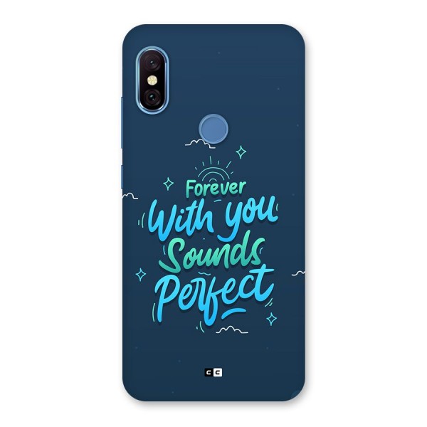 Sounds Perfect Back Case for Redmi Note 6 Pro