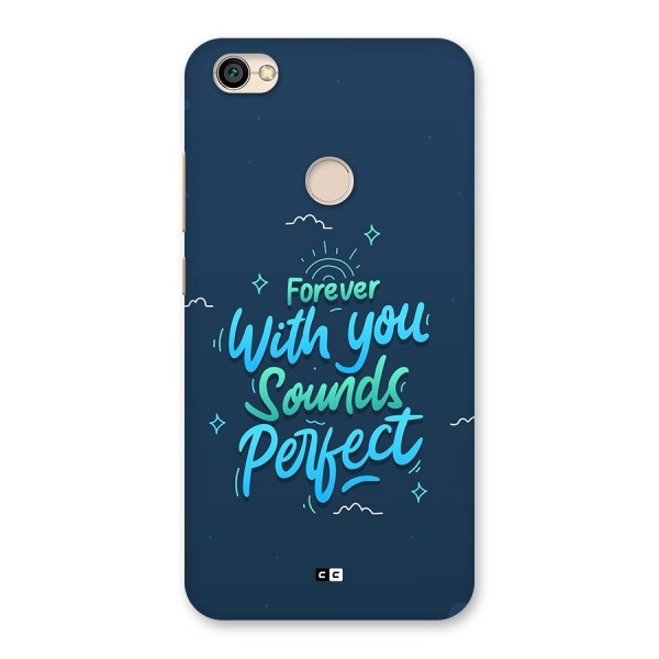 Sounds Perfect Back Case for Redmi Y1 2017