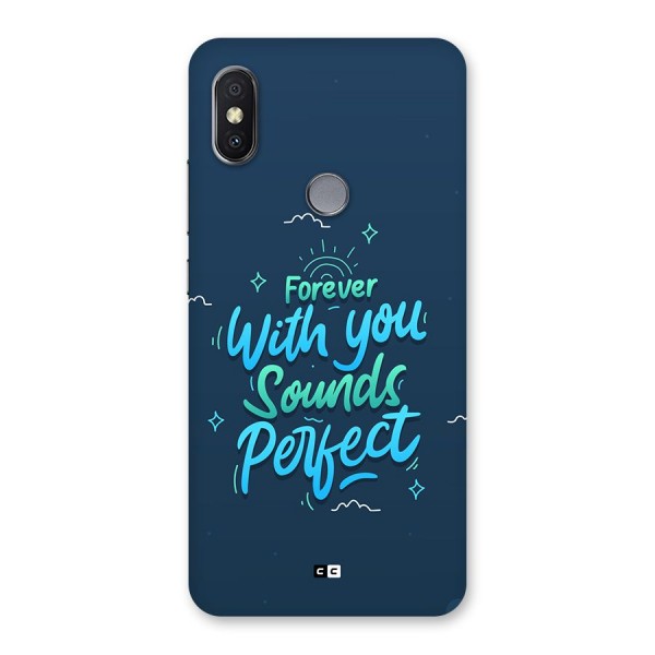 Sounds Perfect Back Case for Redmi Y2