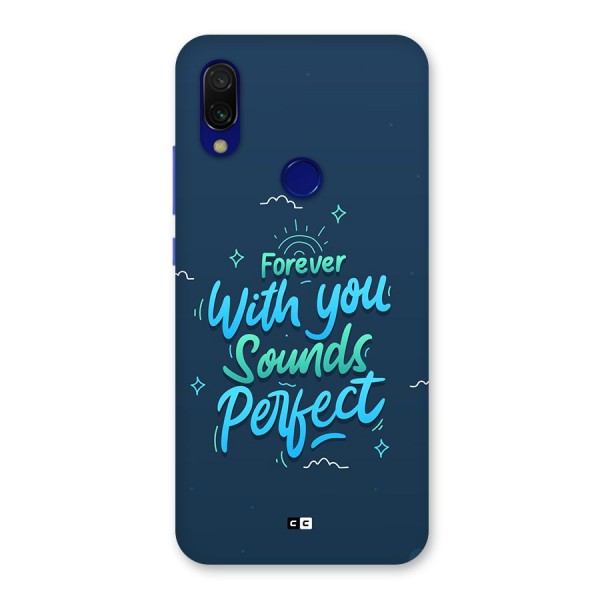 Sounds Perfect Back Case for Redmi Y3