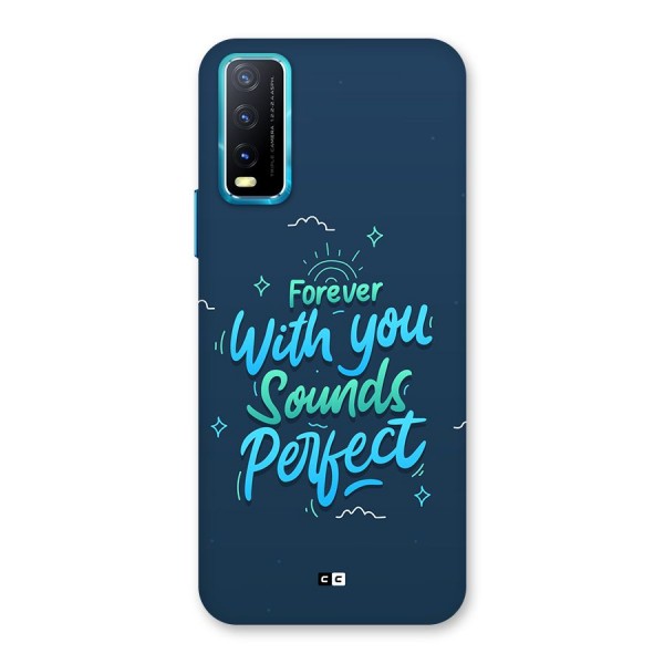 Sounds Perfect Back Case for Vivo Y20A