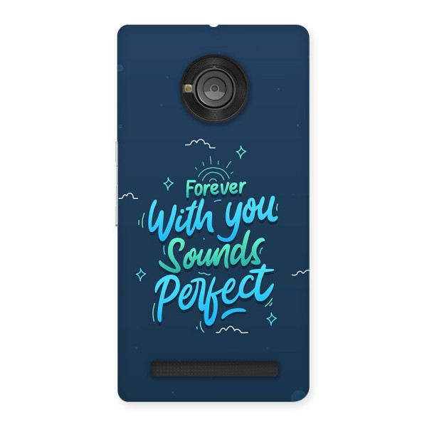 Sounds Perfect Back Case for Yuphoria