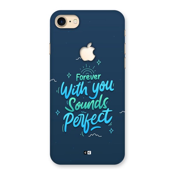 Sounds Perfect Back Case for iPhone 7 Apple Cut