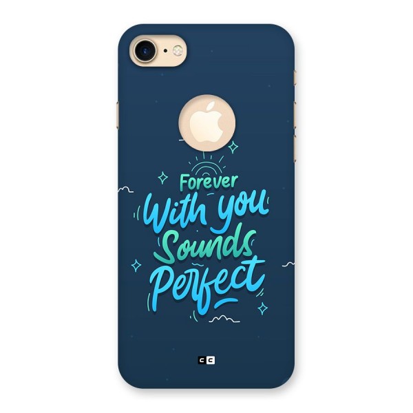 Sounds Perfect Back Case for iPhone 7 Logo Cut