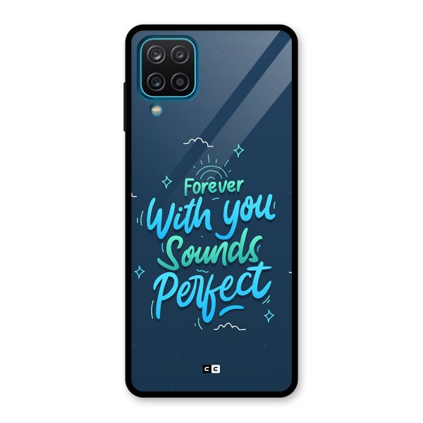 Sounds Perfect Glass Back Case for Galaxy A12