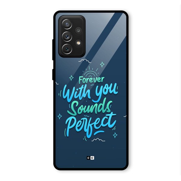 Sounds Perfect Glass Back Case for Galaxy A72