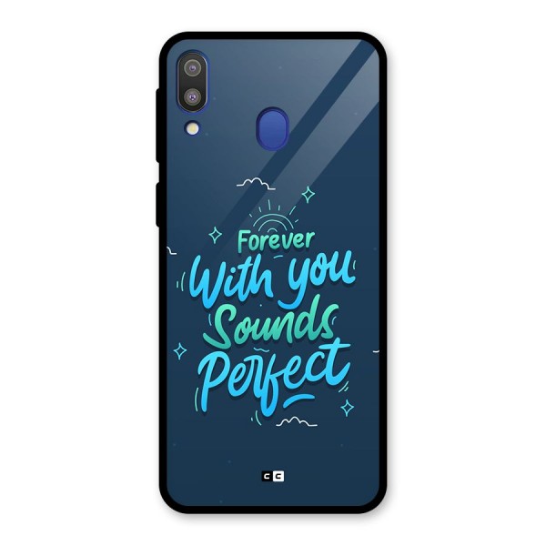 Sounds Perfect Glass Back Case for Galaxy M20