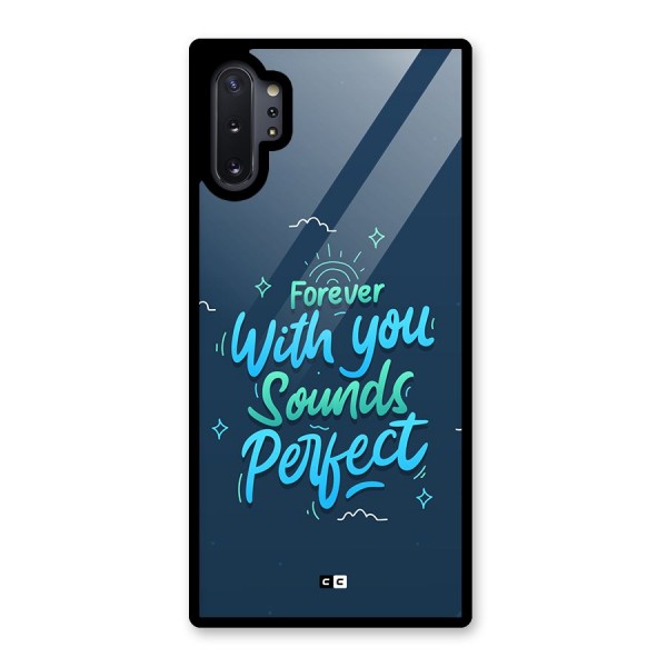 Sounds Perfect Glass Back Case for Galaxy Note 10 Plus