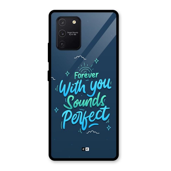 Sounds Perfect Glass Back Case for Galaxy S10 Lite