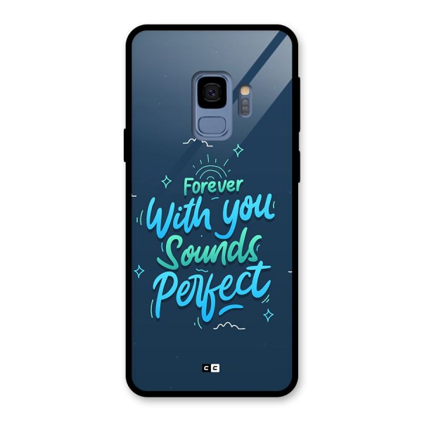 Sounds Perfect Glass Back Case for Galaxy S9