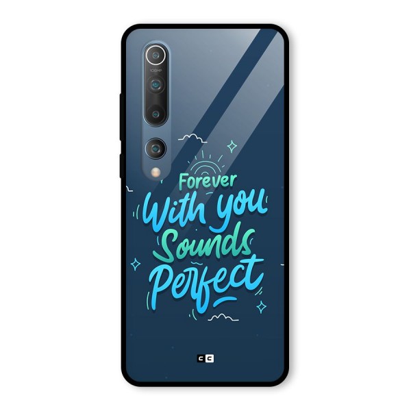 Sounds Perfect Glass Back Case for Mi 10