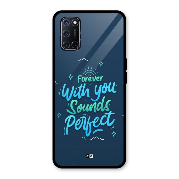 Sounds Perfect Glass Back Case for Oppo A52