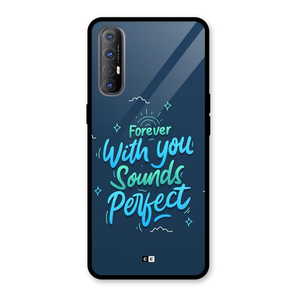 Sounds Perfect Glass Back Case for Oppo Reno3 Pro