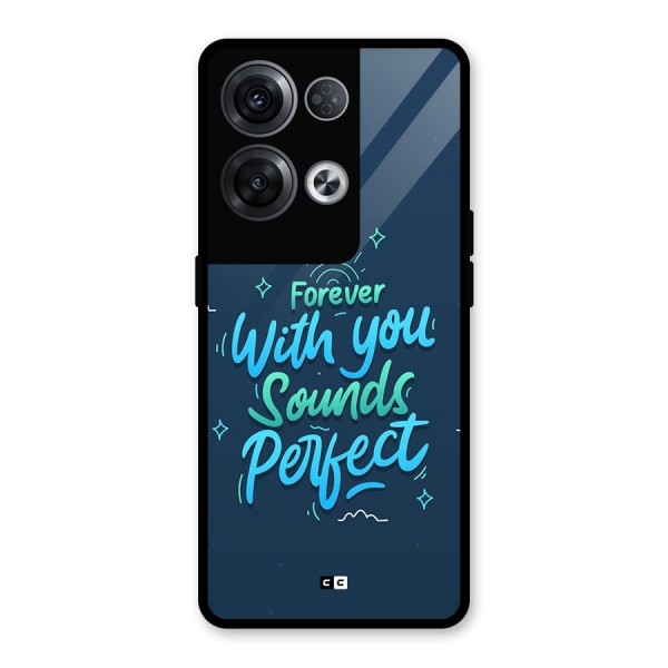 Sounds Perfect Glass Back Case for Oppo Reno8 Pro 5G