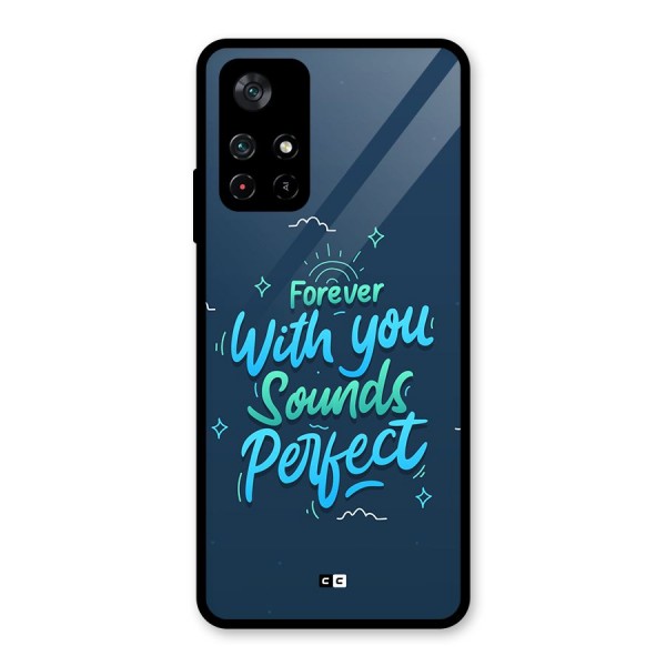 Sounds Perfect Glass Back Case for Poco M4 Pro 5G
