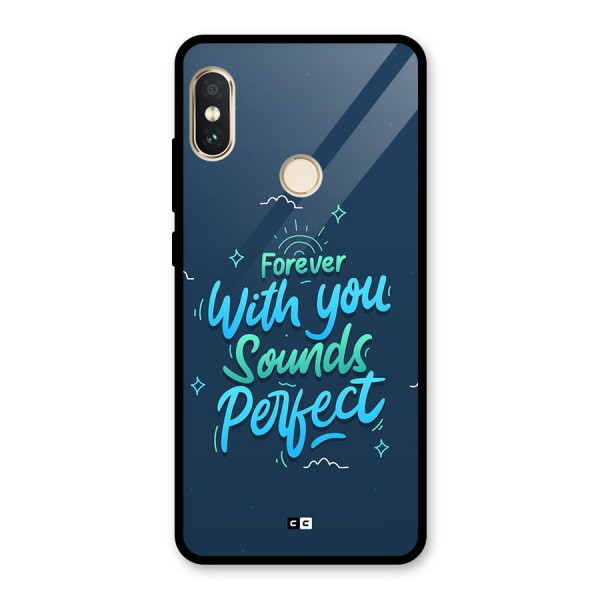 Sounds Perfect Glass Back Case for Redmi Note 5 Pro