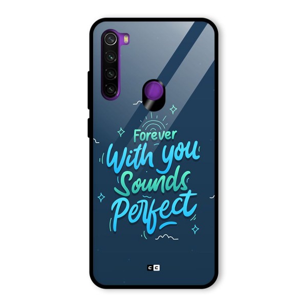 Sounds Perfect Glass Back Case for Redmi Note 8
