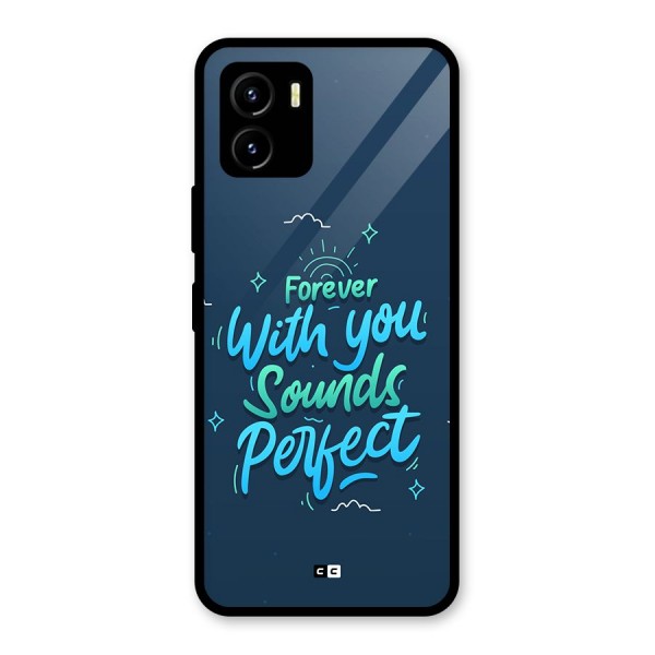 Sounds Perfect Glass Back Case for Vivo Y15s