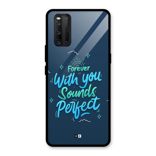 Sounds Perfect Glass Back Case for Vivo iQOO 3