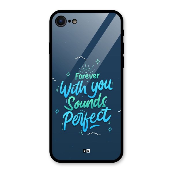 Sounds Perfect Glass Back Case for iPhone 8