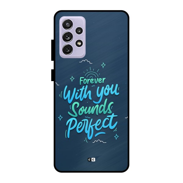Sounds Perfect Metal Back Case for Galaxy A72