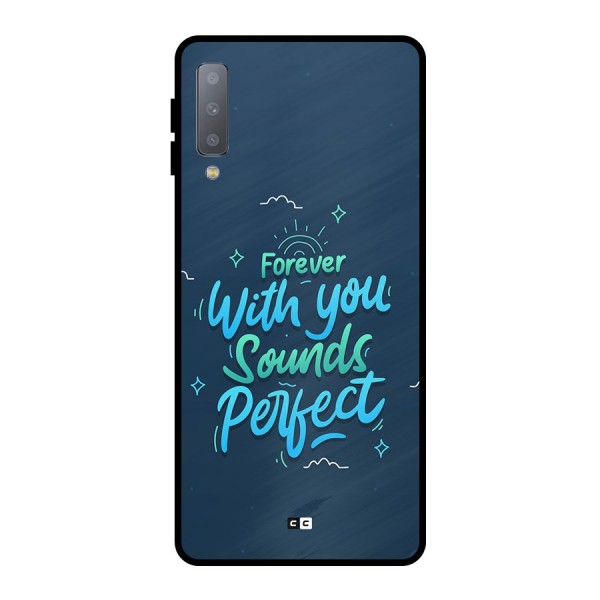 Sounds Perfect Metal Back Case for Galaxy A7 (2018)