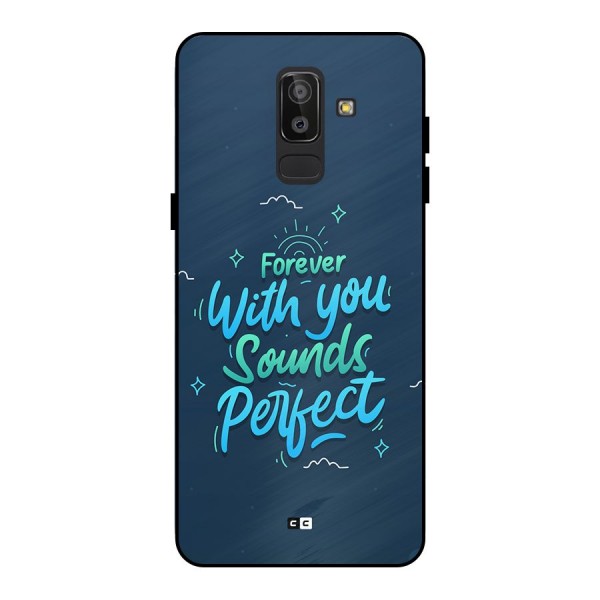 Sounds Perfect Metal Back Case for Galaxy J8