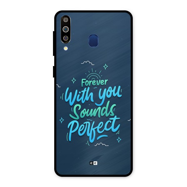 Sounds Perfect Metal Back Case for Galaxy M30