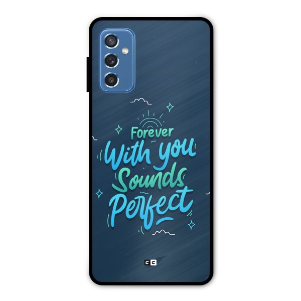 Sounds Perfect Metal Back Case for Galaxy M52 5G