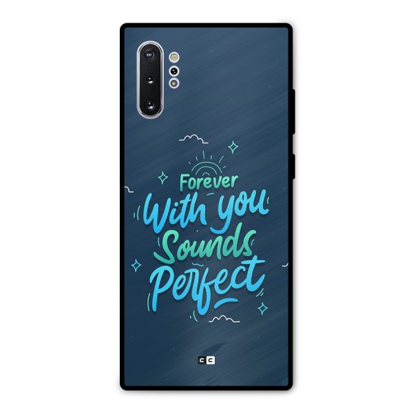 Sounds Perfect Metal Back Case for Galaxy Note 10 Plus