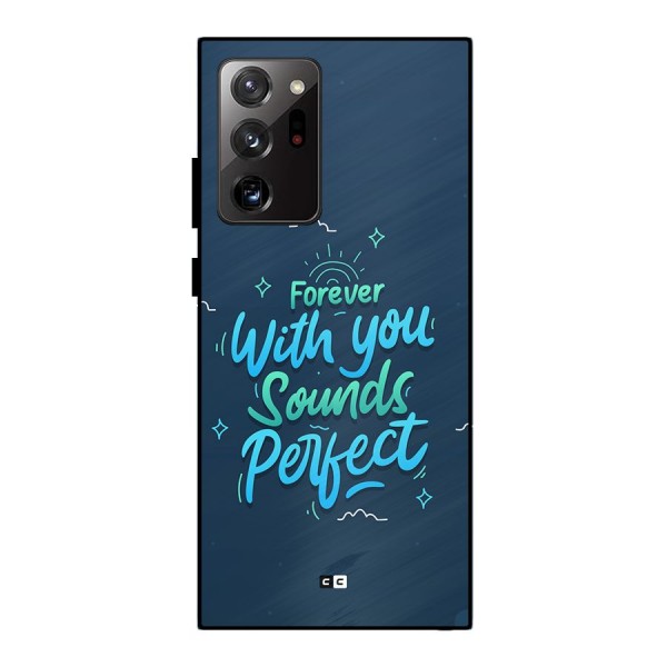 Sounds Perfect Metal Back Case for Galaxy Note 20 Ultra