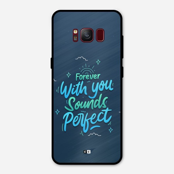 Sounds Perfect Metal Back Case for Galaxy S8