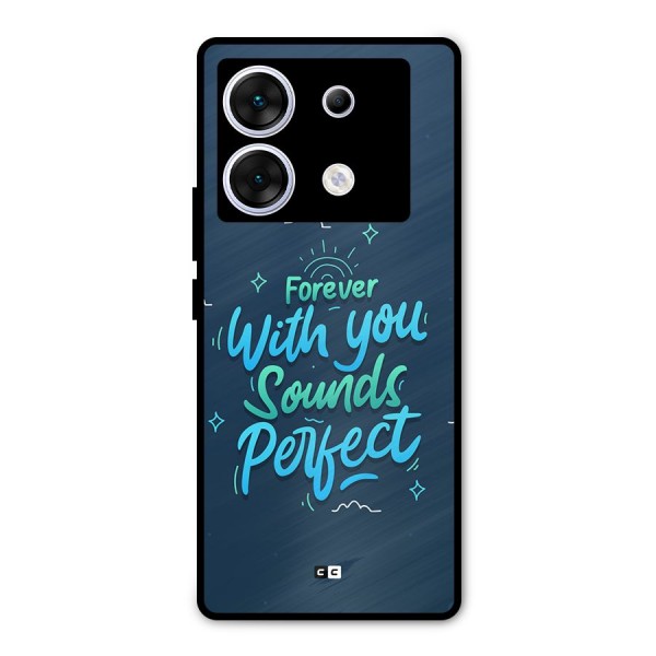 Sounds Perfect Metal Back Case for Infinix Zero 30 5G