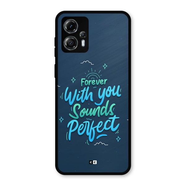Sounds Perfect Metal Back Case for Moto G13
