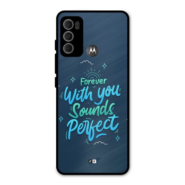 Sounds Perfect Metal Back Case for Moto G60