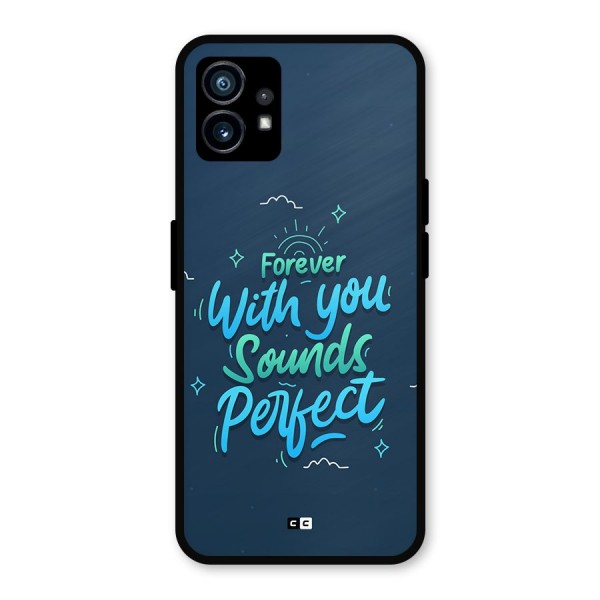 Sounds Perfect Metal Back Case for Nothing Phone 1