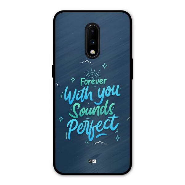 Sounds Perfect Metal Back Case for OnePlus 7