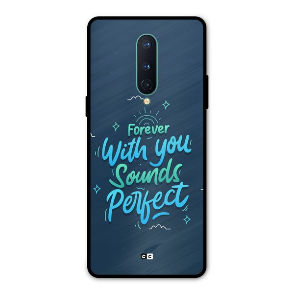 Sounds Perfect Metal Back Case for OnePlus 8